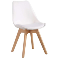 Moboi - Silla Eames Acolchada Blanca