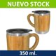 thumbnail image 1 of Tazon Bamboo Acero Inoxidable Con Tapa 350ml, 1 of 8