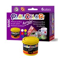 Pintura Acrílica 6 Colores Secado Rápido Instant - Ps