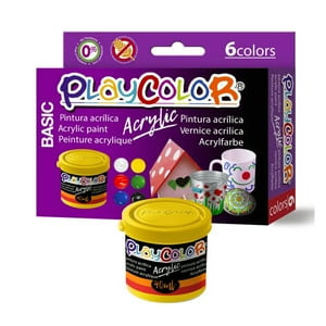 Pintura Acrílica 6 Colores Secado Rápido Instant - Ps