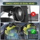 thumbnail image 5 of Ventilador para auto D-Lumina de doble cabezal USB giratorio para asiento trasero, 5 of 7