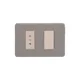 thumbnail image 1 of Interruptor 9/12 + enchufe 10A Beige/bronce Orion S713208694, 1 of 3