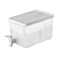 Magideal - Jarra De Agua Dispensador De Bebidas Con Grifo 3.5L Jarra De Jugo Transparente A Prueba De Fugas Refrigerador Hervidor Frío Jarras Para Uso Diario Al