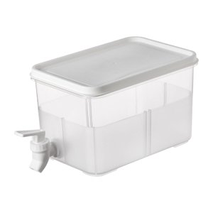 Magideal - Jarra De Agua Dispensador De Bebidas Con Grifo 3.5L Jarra De Jugo Transparente A Prueba De Fugas Refrigerador Hervidor Frío Jarras Para Uso Diario Al