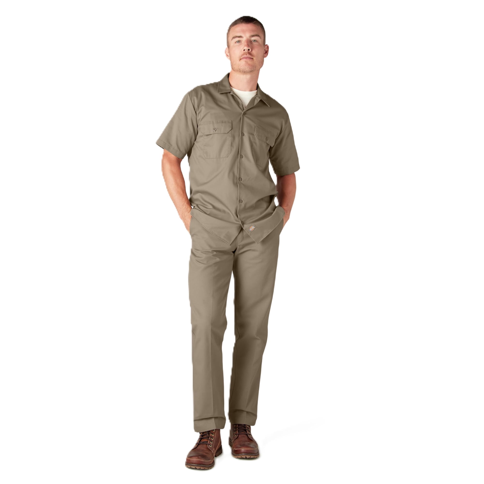 Camisa Dickies De Manga Corta Work Desert Sand, Talla S