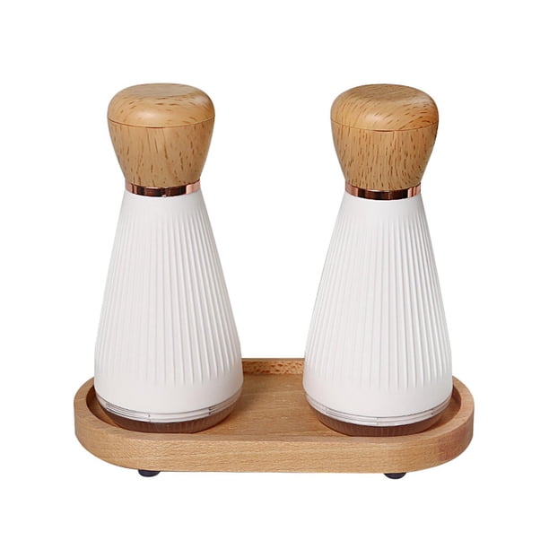 Molinillo De Sal Y Pimienta De 2 Piezas, Molinillo De Especias, Molinillo De Pimienta Manual Chapado
