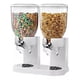 thumbnail image 1 of Dispensador Doble De Mesa Cereal Granos Frutos Secos Blanco, 1 of 3
