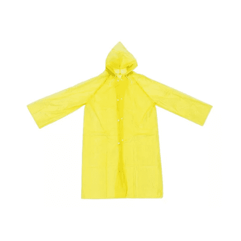 Genérico - Capa Para Lluvia Poncho Impermeable Adulto, Color Amarillo