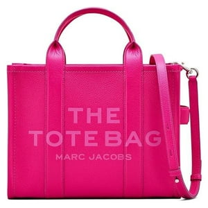 Cartera Marc Jacobs The Leather Medium Tote Bag Hot Pink H004L01Pf21-665