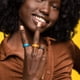 thumbnail image 4 of Anillo de silicona Enso Rings Belle Princesa Disney dorado, 4 of 6