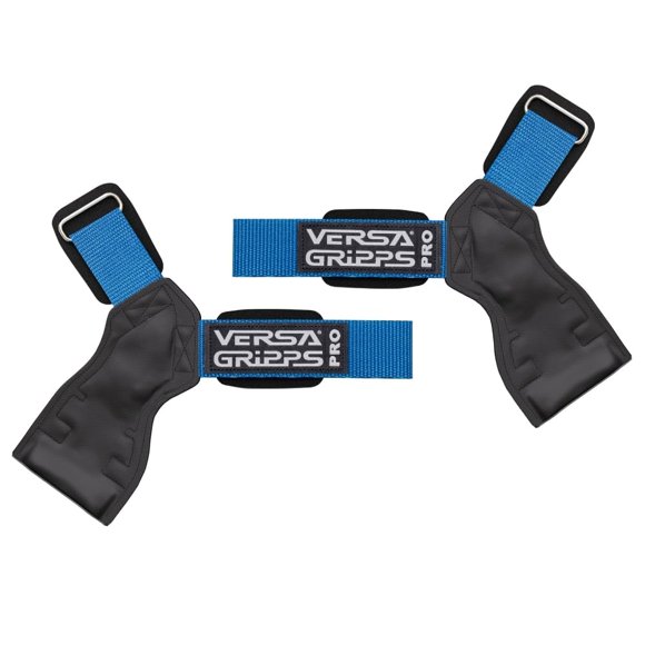 Muñequeras Versa Gripps Pro Pequeñas Azules para Levantamiento de Pesas