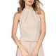 thumbnail image 1 of INSPIRE CHIC Top de Mujer sin Mangas con Cuello Halter 2026 Blusa Casual de Verano de Color Sólido XL Caqui, 1 of 5