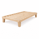 thumbnail image 2 of Cama Europea Módena Cruda 1 Plaza Madera incluye colchón, 2 of 3