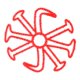 thumbnail image 4 of Casco De Bicicleta Liner Pad Alfombrilla Protectora Cojín De Repuesto Ciclismo Rojo, 4 of 5