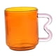 thumbnail image 1 of Taza De Cristal Colorida Taza De Bebida De Desayuno 15 Oz Para Oficina De Agua Con Leche, 1 of 5