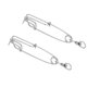 thumbnail image 2 of Clips de línea larga broche de presión de acero inoxidable conector de pesca clip de broches, 2 of 5