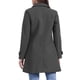 thumbnail image 3 of INSPIRE CHIC Abrigo de Invierno para Mujer con Cuello Peter Pan, Corte en Línea A, Largo hasta el Muslo, con Botonadura Simple, Talla XL, Color Gris Oscuro, 3 of 6