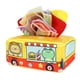 thumbnail image 1 of Caja de pañuelos para bebé, tejido arrugado, caja de bufanda suave, toalla, papel de juego, pañuelos de tracción ocupados, actividades para habilidade , Autobús, 1 of 5