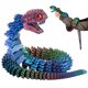 thumbnail image 1 of Serpiente ZZM3D 122 cm Juguete 3D Impreso con Articulaciones Móviles, 1 of 7