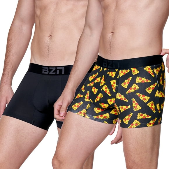 Pack2 Boxer Algodón Lycra Hombre 5425 Negro L