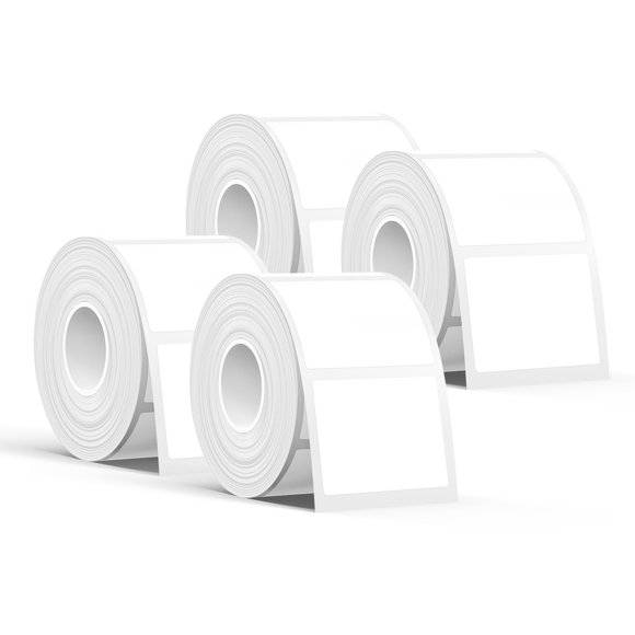 Cinta de etiquetas SUPVAN 40 mm x 30 mm, 4 rollos, blanca