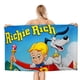 thumbnail image 1 of Richie Rich Toalla de playa de secado rápido con diseño temático, regalo para mujeres y niñas, ideal para cumpleaños, fans, amantes de la música, uso en la playa o al aire libre, 78 × 160 cm, 1 of 6