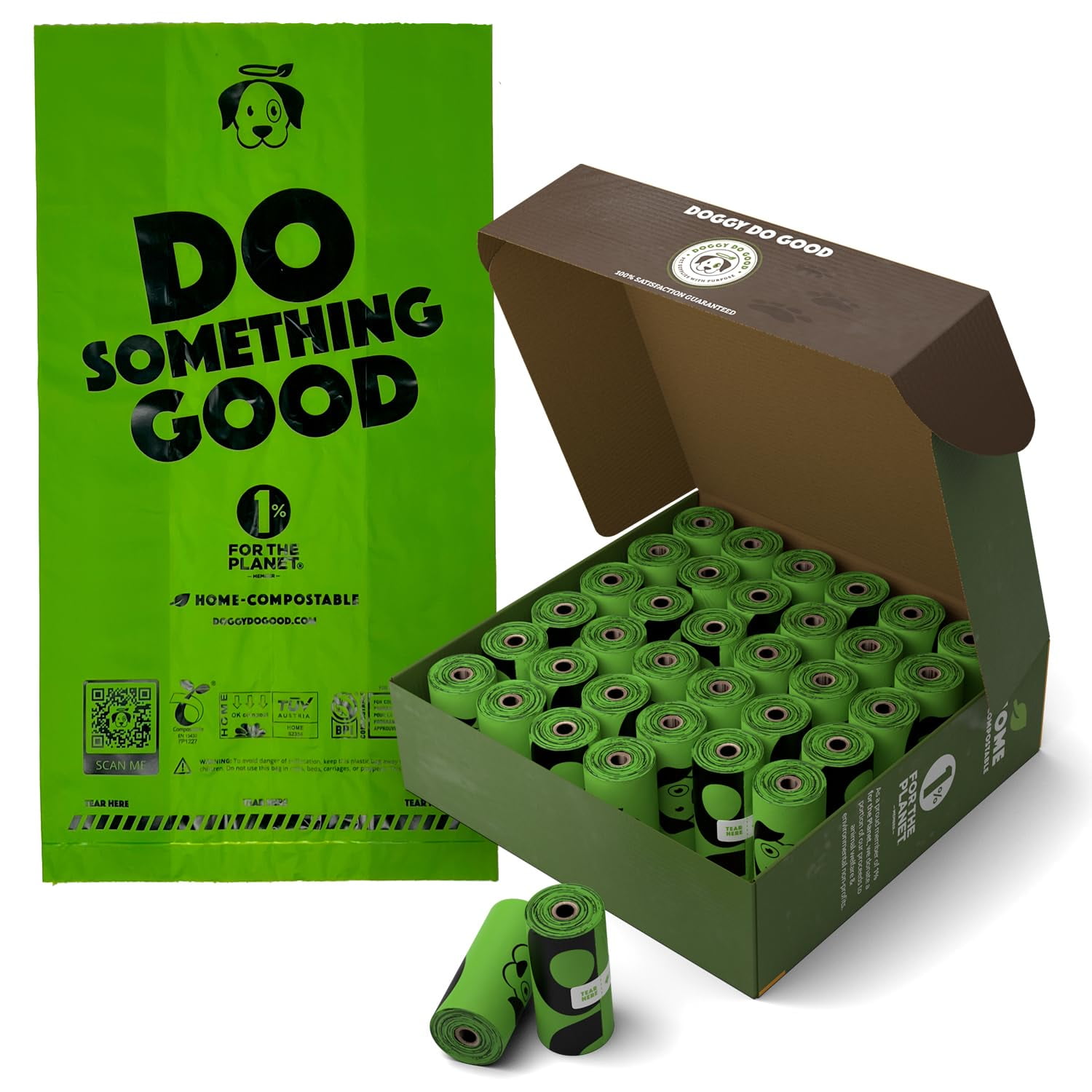 Bolsas Para Excrementos Doggy Do Good For Dogs (360 Unidades), Compostables Para El Hogar