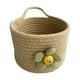 thumbnail image 2 of Canasto Redonda Arreglo Floral Con Asa Para Dormitorio Fiesta Interior Exterior Caqui, 2 of 3
