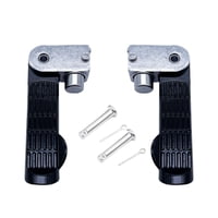 Ioensy - Reposapiés Para Motocicleta, Antideslizantes, Cómodos Y Plegables.