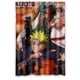 thumbnail image 1 of Cortina de ducha de Anime Naruto, juego de cortina de baño con ganchos, tamaño 48 x 72 pulgadas, 1 of 3
