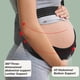 thumbnail image 2 of REGALWOVEN Banda de Embarazo con Correa de Hombro Soporte para el Vientre Cinturón de Soporte para el Embarazo para el Abdomen 1 Conjunto Negro XX-Grande, 2 of 7