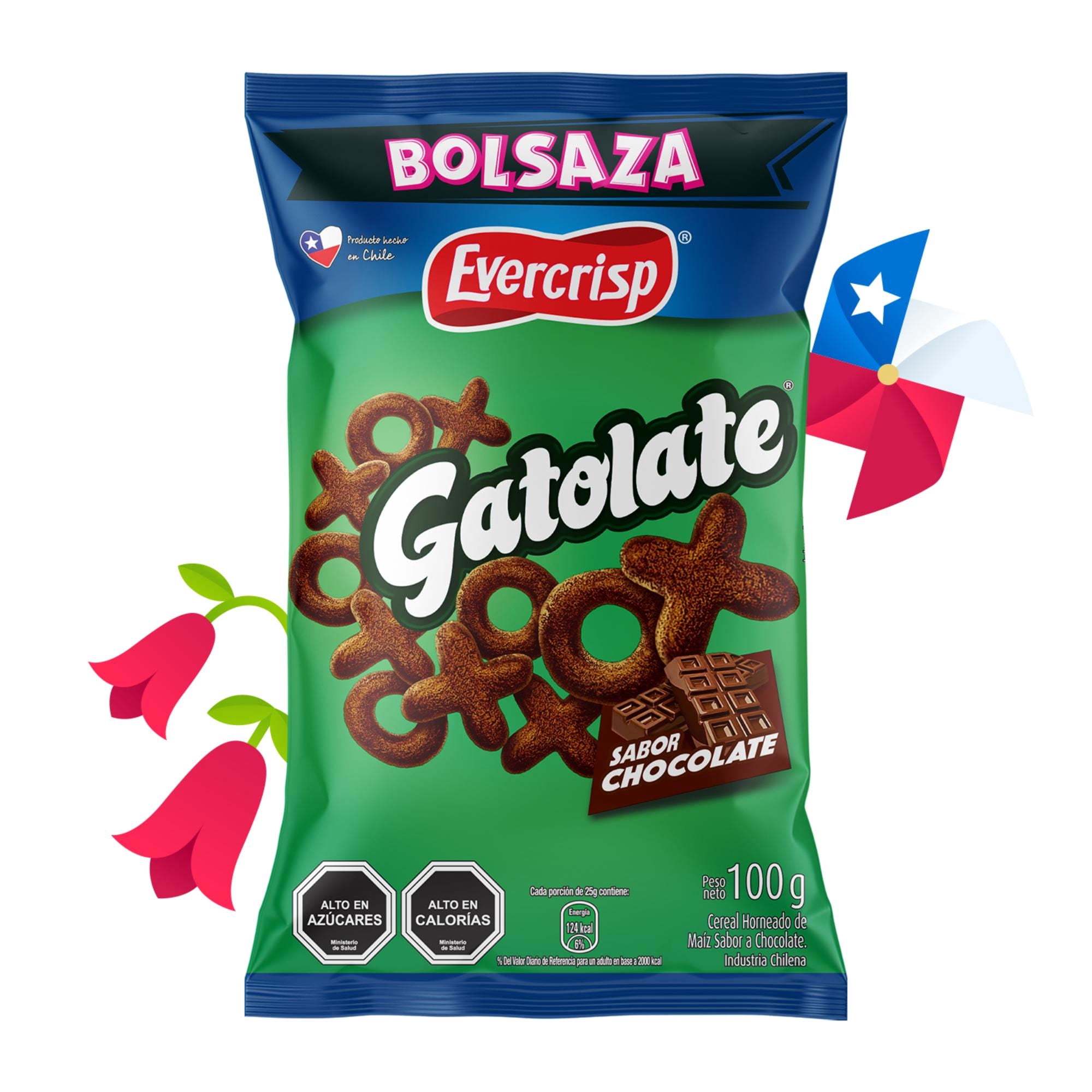 Suflés Gatolate Chocolate 100 g Evercrisp