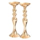 thumbnail image 5 of 2 Candelabros De Metal Con Soporte Largo, Jarrón De Flores Dorado-M, 5 of 5