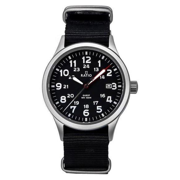 Reloj Ratio Quest para Hombre Edición Lewis And Clark Correa de Nylon Zafiro Cuarzo RTQ017 100M