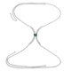 thumbnail image 4 of Accesorios De Joyería De Cadena De Pecho De Lencería Para Club Summer Mujeres Y Ni?as Green Diamond Silver, 4 of 5