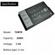 thumbnail image 3 of Batería de repuesto HCSK 7XNTR 7.4 V 26 Wh 3420 mAh para Dell Latitude 12 Rugged, 3 of 7