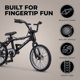 thumbnail image 4 of Bicicleta de Dedo Yxinjy Modelo Negro a Escala 1/18, 4 of 9
