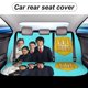 thumbnail image 5 of Escuadrón Extraño-theme Car Rear Seat Covers Back Elastic Flexible Car Seat Covers Decorative Fits Most Cars 120x59x76cm, 5 of 6