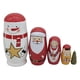 thumbnail image 4 of 5x Muñecas Rusas De Madera, Artesanías De Madera De Navidad Para Niños, Regalo De Año Nuevo, 4 of 5