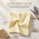 thumbnail image 4 of REGALWOVEN 12" x 12" Paños de Muselina de Algodón, Paños Faciales Reutilizables Suaves y Absorbentes para Baño, Cocina, Gimnasio, Spa, Oficina Amarillo 12pk, 4 of 7