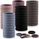 thumbnail image 1 of 100 Pcs Ligas Para Cabello Elásticas, Donas Para El Cabello Mujer, Scrunchies Para Cabello Sin Costura, Lazos De Pelo De Algodón Para Coleta, Accesorios Para El Cabello Para Niña (color Oscuro), 1 of 5