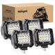 thumbnail image 1 of Barra de luces LED Nilight, 4 unidades, 60 W, 6000 lúmenes, 4 pulgadas, para todo terreno, 1 of 7