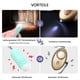 thumbnail image 4 of Alarma de bolsillo, alarma personal con luz LED estroboscópica, sirena de 130 dB, llavero recargable por USB, alarma estridente para mujeres, niños y personas mayores (negro), 4 of 8