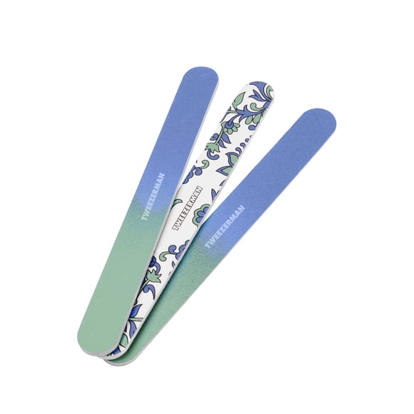 Limas de uñas Tweezerman Paisley de grano 100/180 (paquete de 3)
