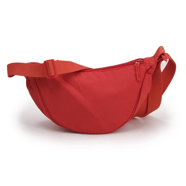 Banano Riñonera Urbano Impermeable Colores Lisos Unisex rojo Talla Única