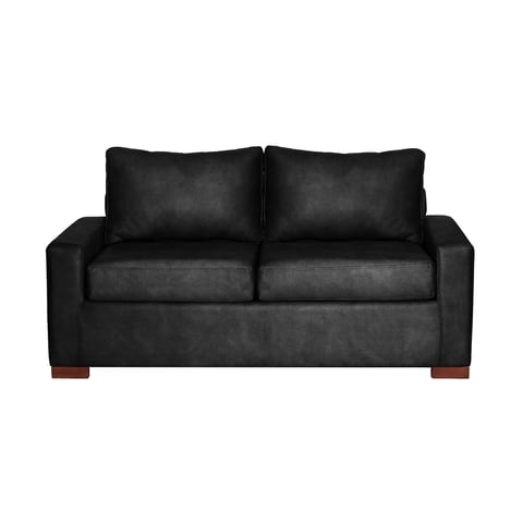 Latam Home - Sofá Livorno 2C Cuero Kentucky Negro