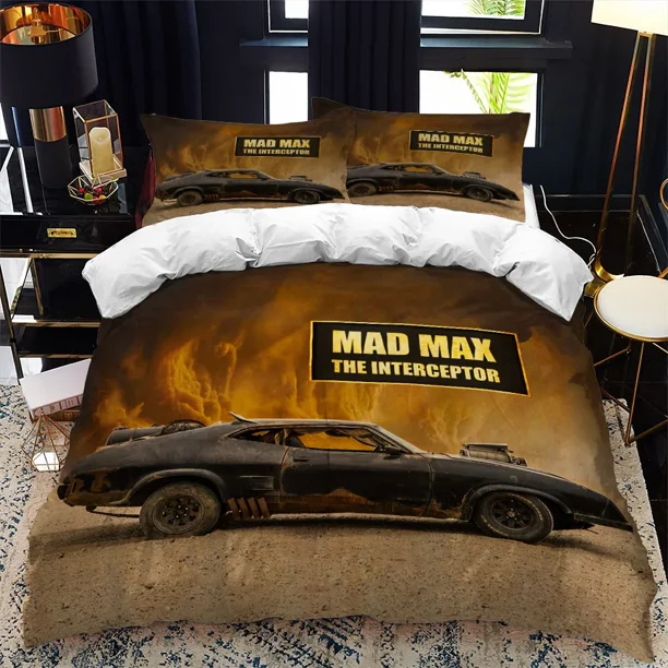 v2732 Bed Sheets Sports Car Duvet Cover Set Luxury High Quality Printed Bedding /pcs Double Queen King Bedclothes Adults Boys Home Textile 3-Piece Bedding Set (1 Duvet Cover + 2 Pillow Shams) Bed Shee