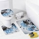 thumbnail image 4 of Lionel Messi-theme 4-Piece Shower Curtain Set with Rugs, Waterproof Bathroom Decor Set Includes Bath Mat, U-Shaped Rug, Toilet Lid Cover and Curtain with Hooks, 4 of 6