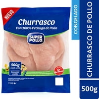 Pollo Churrasco Pechuga Congelado 500 G Super Pollo