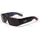 thumbnail image 1 of Gafas de sol Locs con estampado de bandana negra/azul, talla única, 1 of 1
